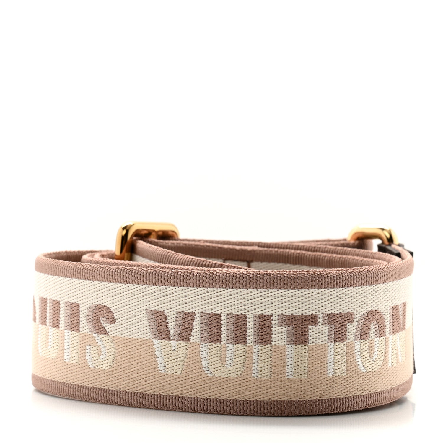Louis Vuitton Jacquard Speedy Bandouliere 20 Shoulder Strap Beige Brown 2 of 4