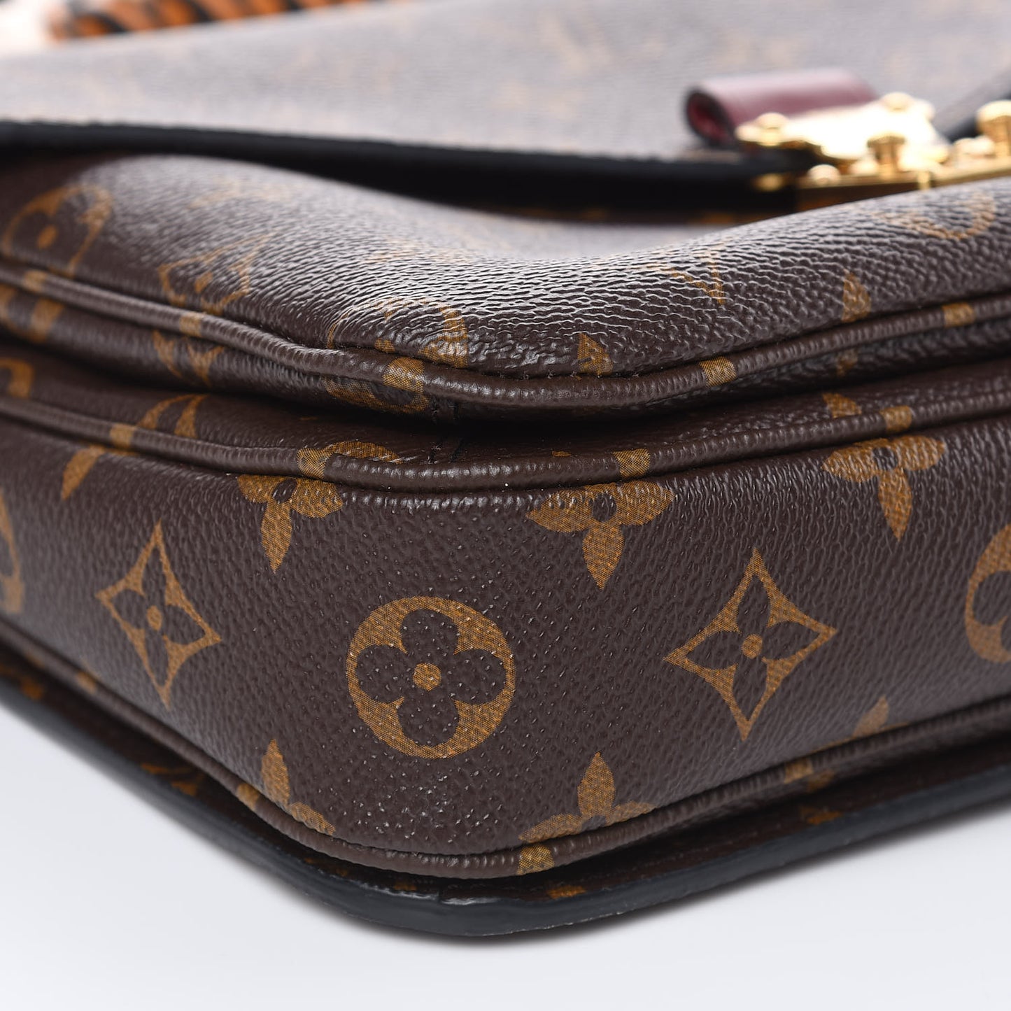 Monogram Braided Pochette Metis Safran