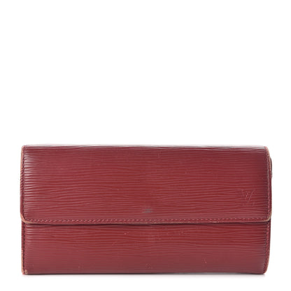 Louis Vuitton Epi Sarah Wallet Rubis 1 of 14