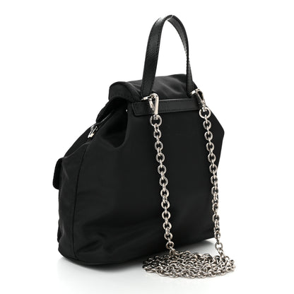 Prada Nylon Vela Mini Crossbody Backpack Black 3 of 11
