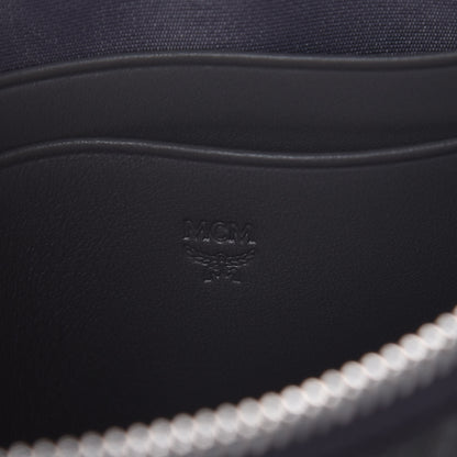 MCM Visetos Crossbody Tech Pouch Grey 6 of 10