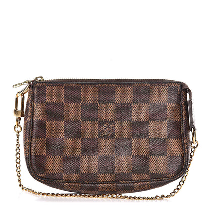 Louis Vuitton Damier Ebene Mini Pochette Accessories 1 of 8