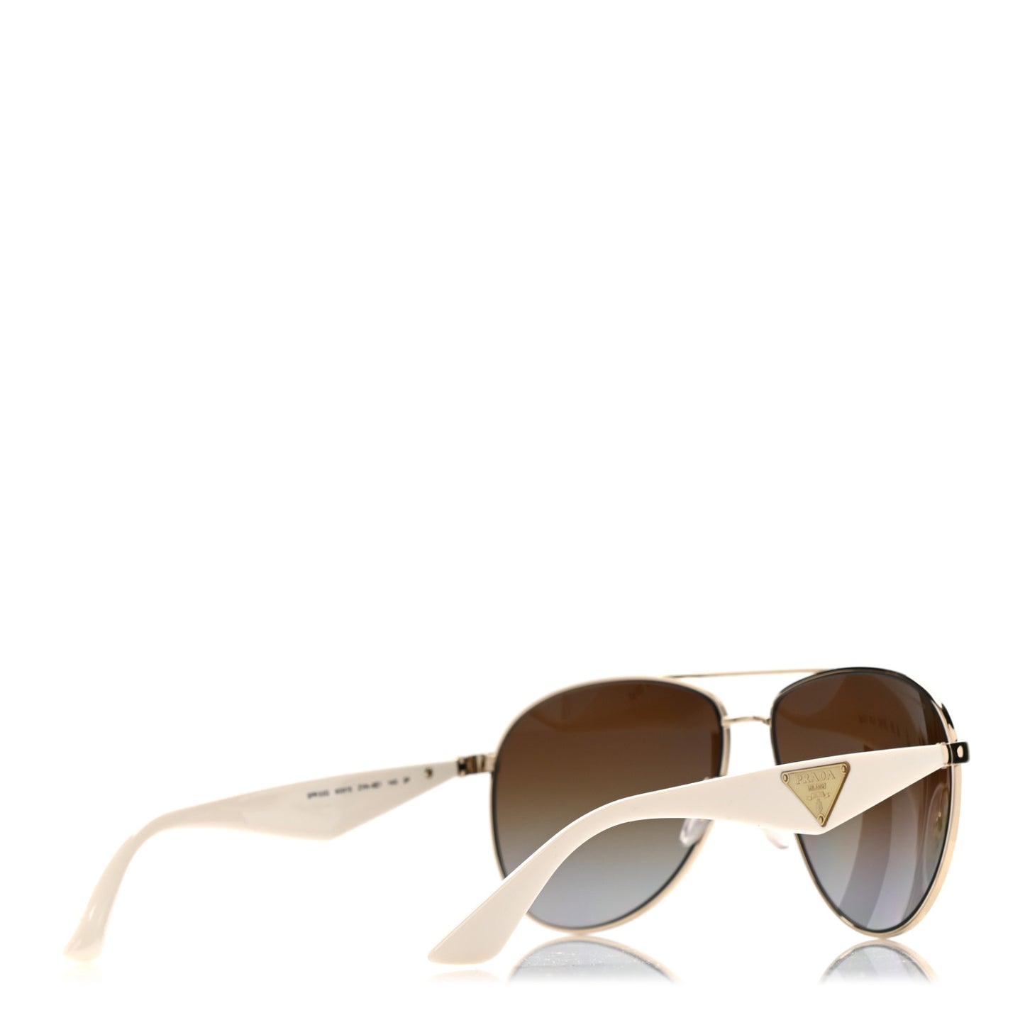 Gradient Aviator Sunglasses SPR53Q White