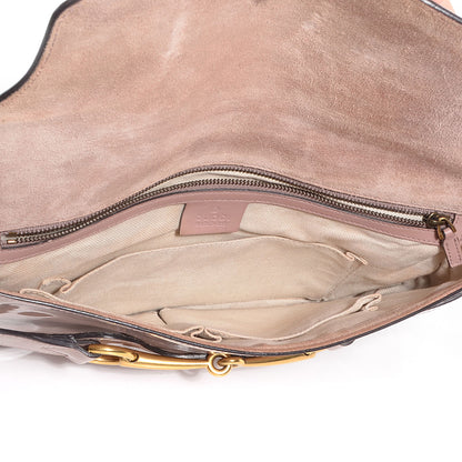 Gucci Patent Large Bright Bit Clutch Dark Cipria 5 of 7
