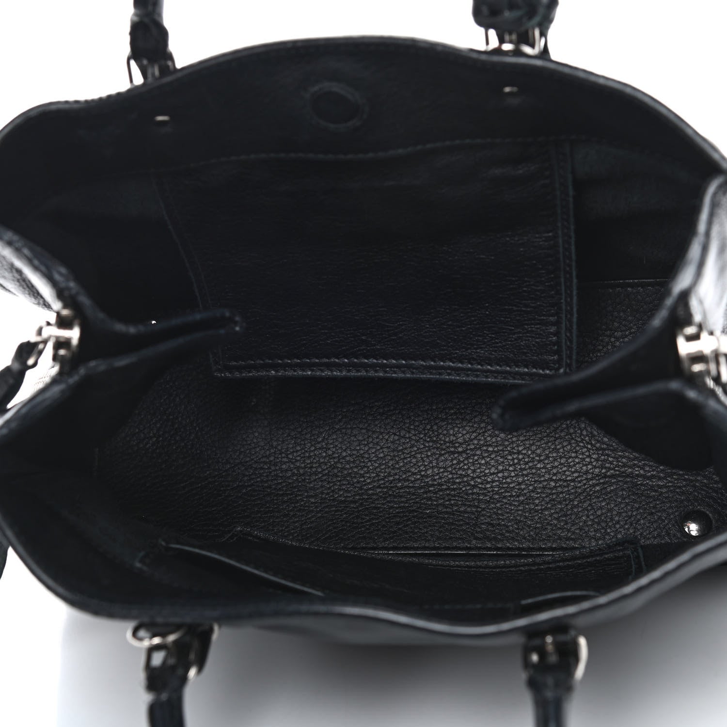 Balenciaga Veau Papier A6 Zip Around Tote Black 5 of 10
