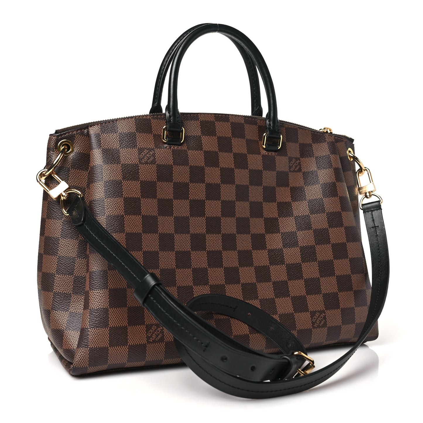 Damier Ebene Odeon Tote MM Black