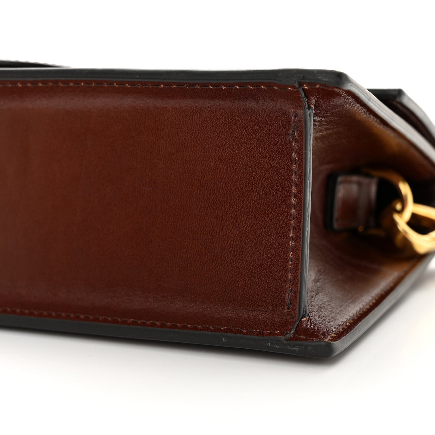 Smooth Calfskin Le Grand Bambino Dark Brown