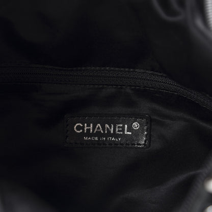 Chanel Quilted Lambskin Hidden Chain Hobo Black 12 of 14