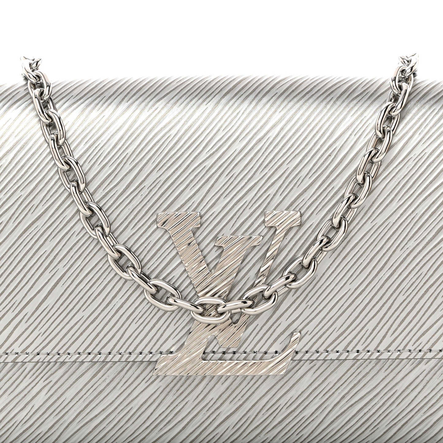 Epi Pochette Louise NM Silver
