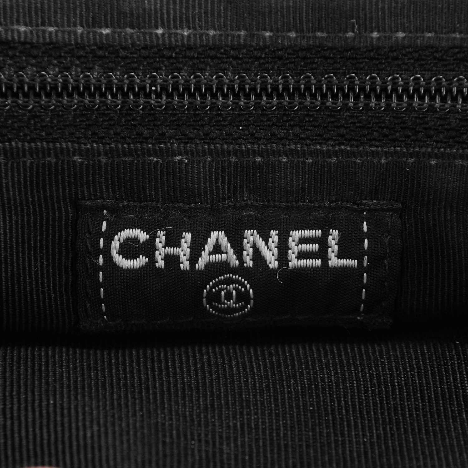 Chanel Patent Square Stitched Keyboard Flap Clutch Black 6 of 9