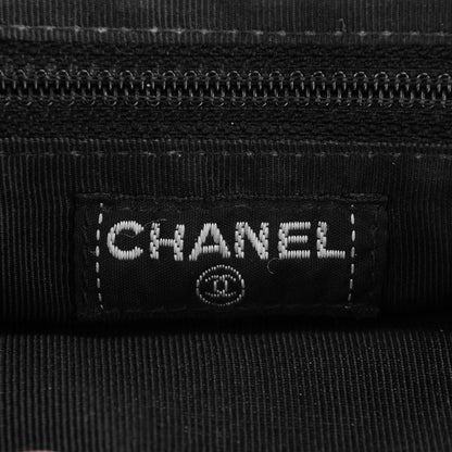 Chanel Patent Square Stitched Keyboard Flap Clutch Black 6 of 9