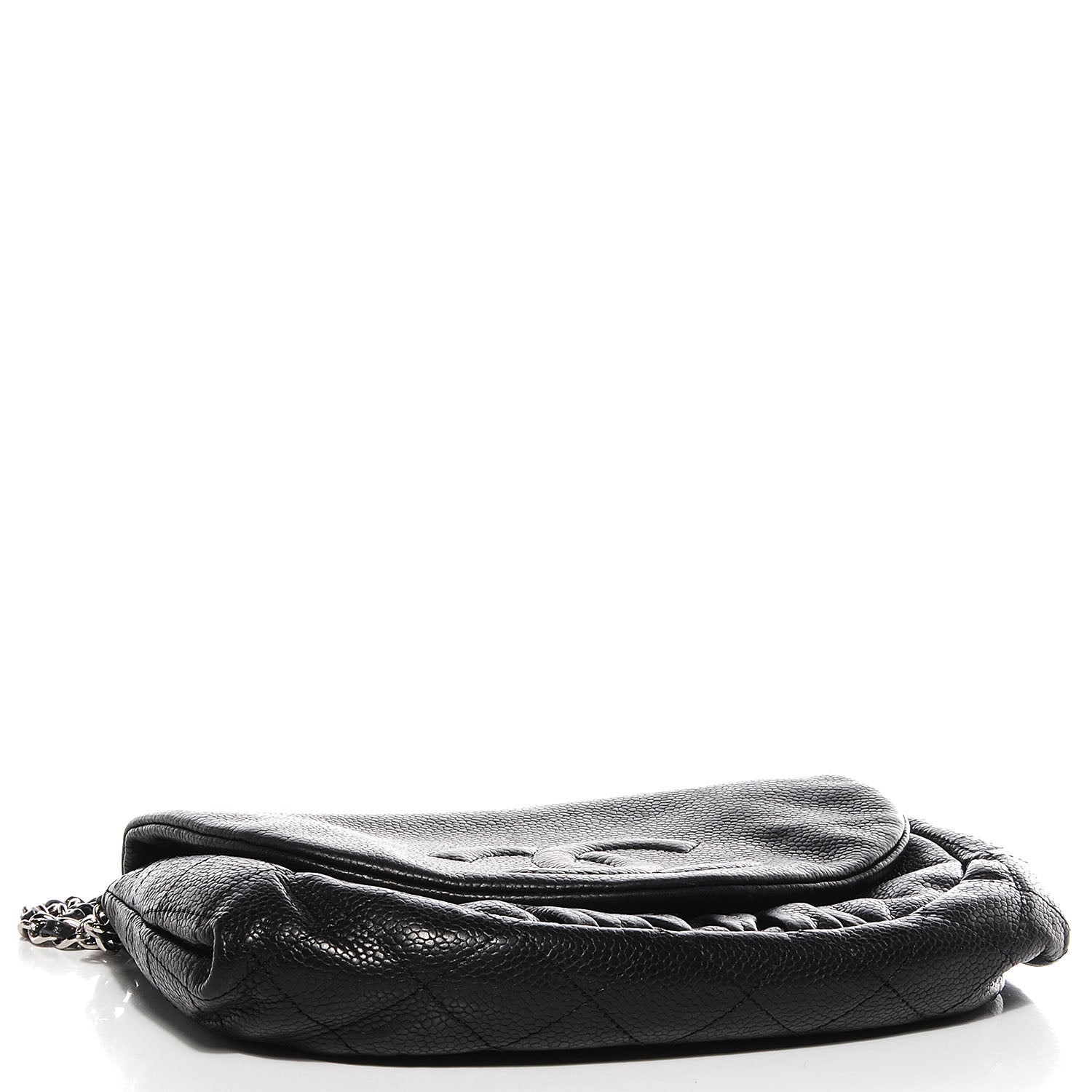 Chanel Caviar Half Moon Wallet On Chain WOC Black 4 of 11