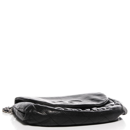 Chanel Caviar Half Moon Wallet On Chain WOC Black 4 of 11