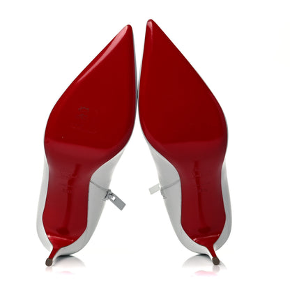 Christian Louboutin Calfskin So Kate Booty 85 Ankle Boots 39.5 White 6 of 8