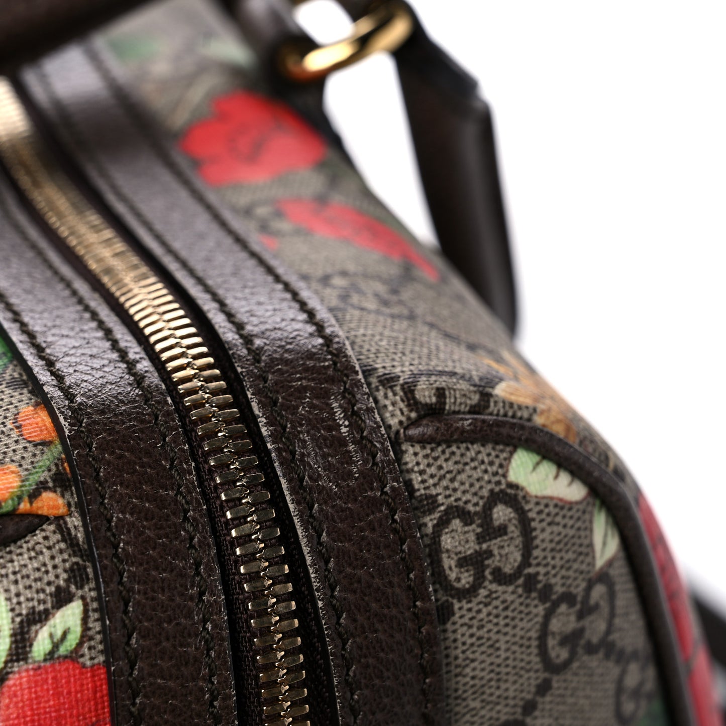 GG Supreme Monogram Tian Medium Boston Beige Multicolor New Acero