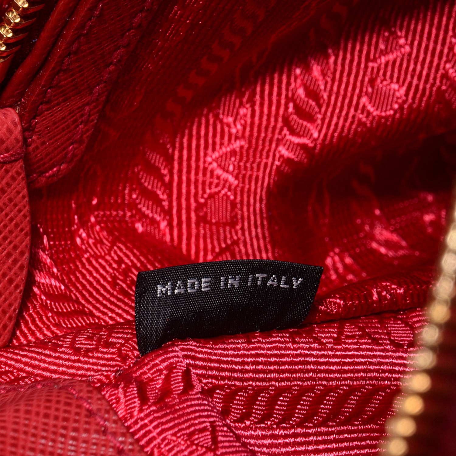 Prada Saffiano Lux Medium Tote Fuoco 11 of 13