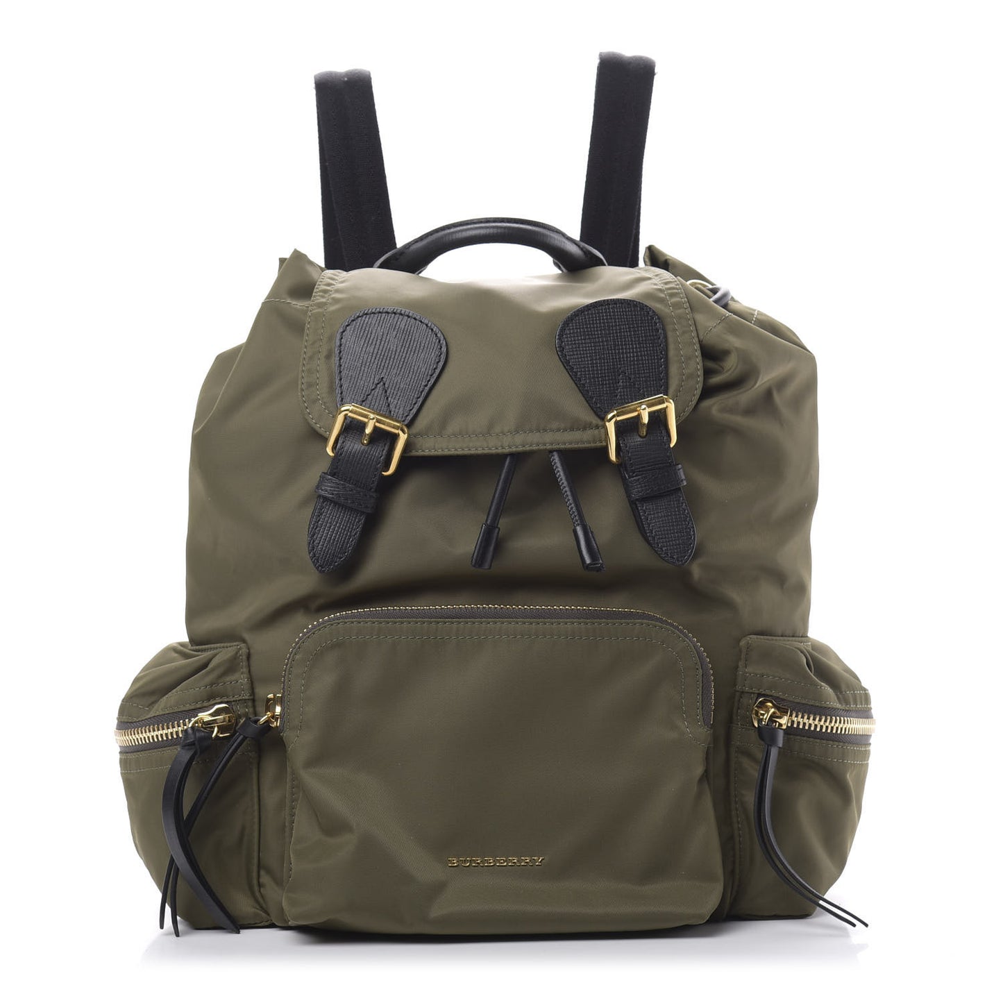Nylon Medium Rucksack Backpack Green