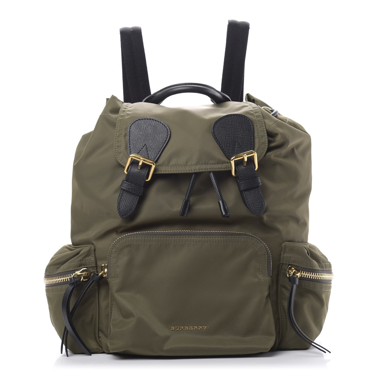 Burberry Nylon Medium Rucksack Backpack Green 1 of 9