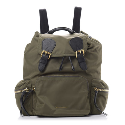 Burberry Nylon Medium Rucksack Backpack Green 1 of 9