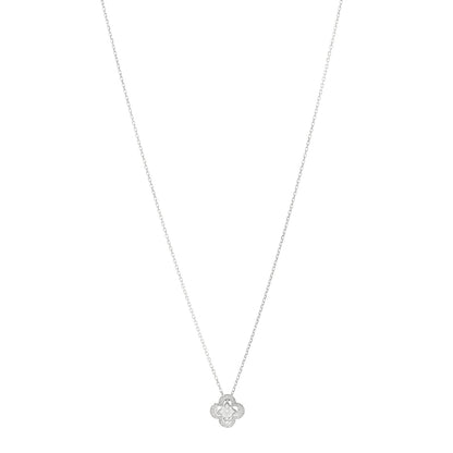 Louis Vuitton 18K White Gold Diamond Les Ardentes Pendant Necklace 1 of 4