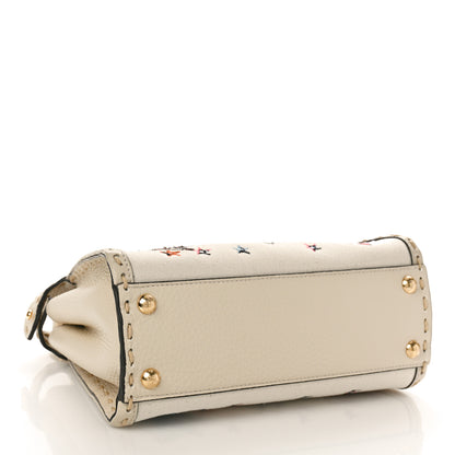 Fendi Canvas Cuoio Romano Selleria Astrology Mini Peekaboo Iconic Satchel Camelia 4 of 8