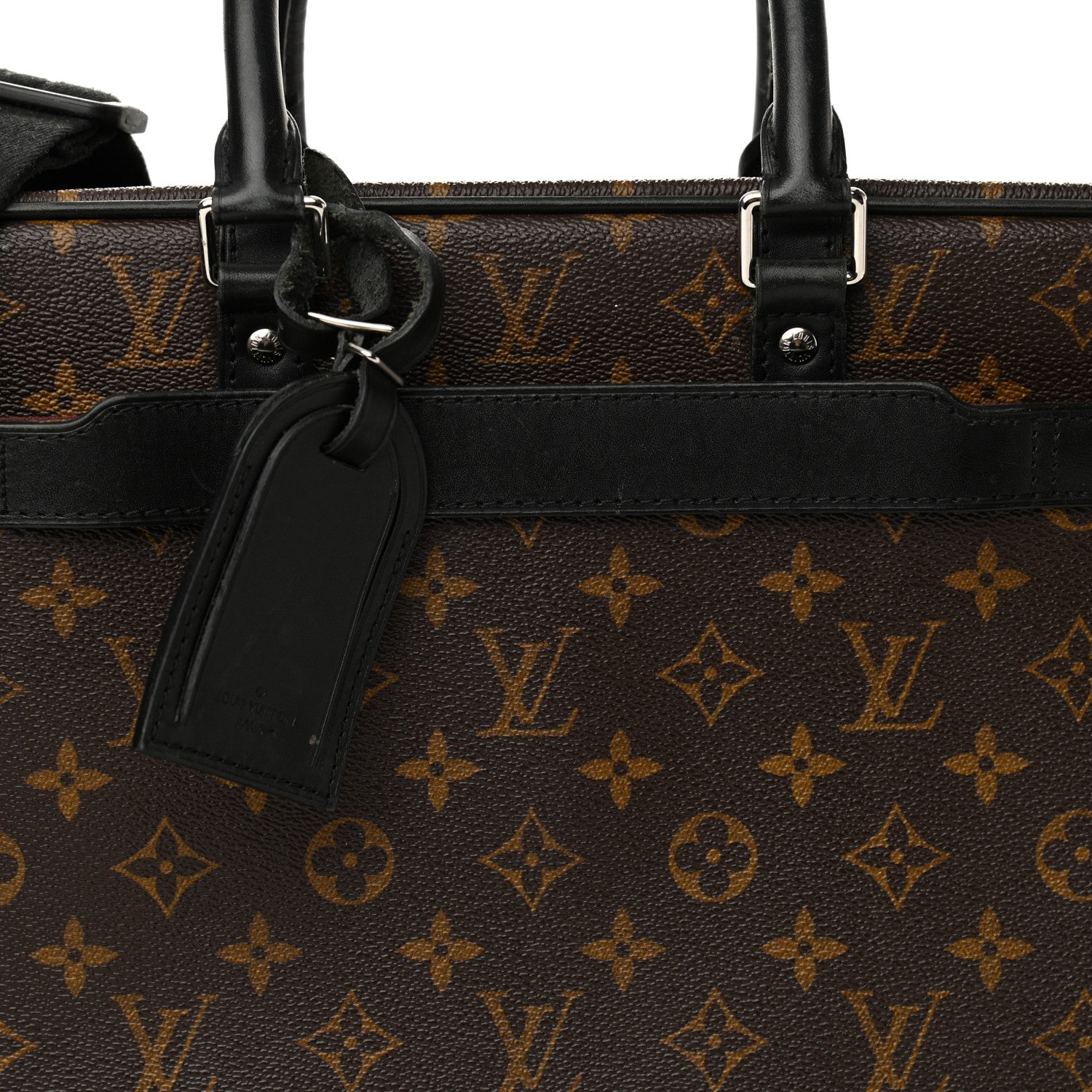 Louis Vuitton Monogram Macassar Porte-Documents Voyage GM 7 of 13