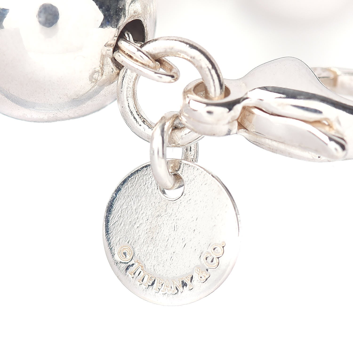 Tiffany Sterling Silver 10mm HardWear Ball Bracelet 4 of 4