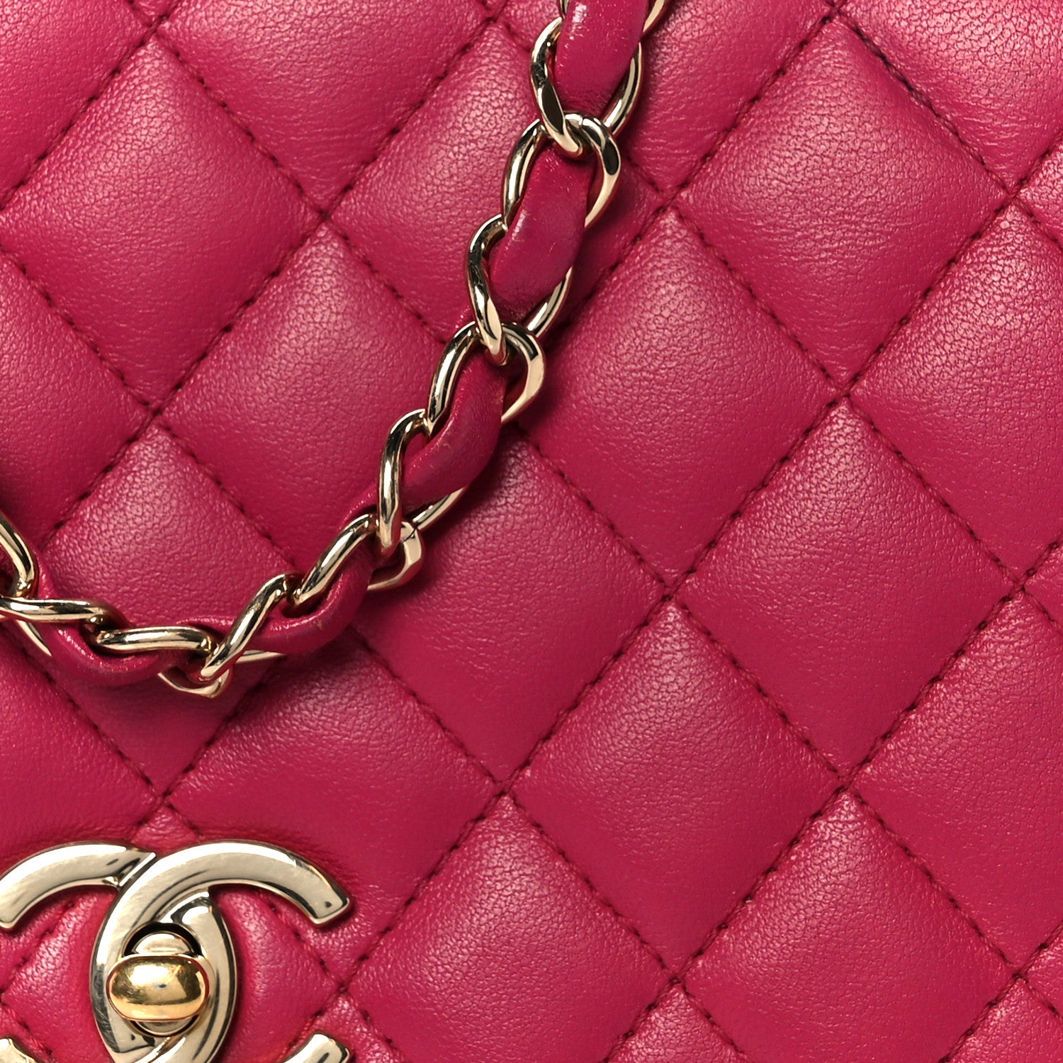 Chanel Lambskin Quilted Medium Lovely Day Flap Pink 9 of 11