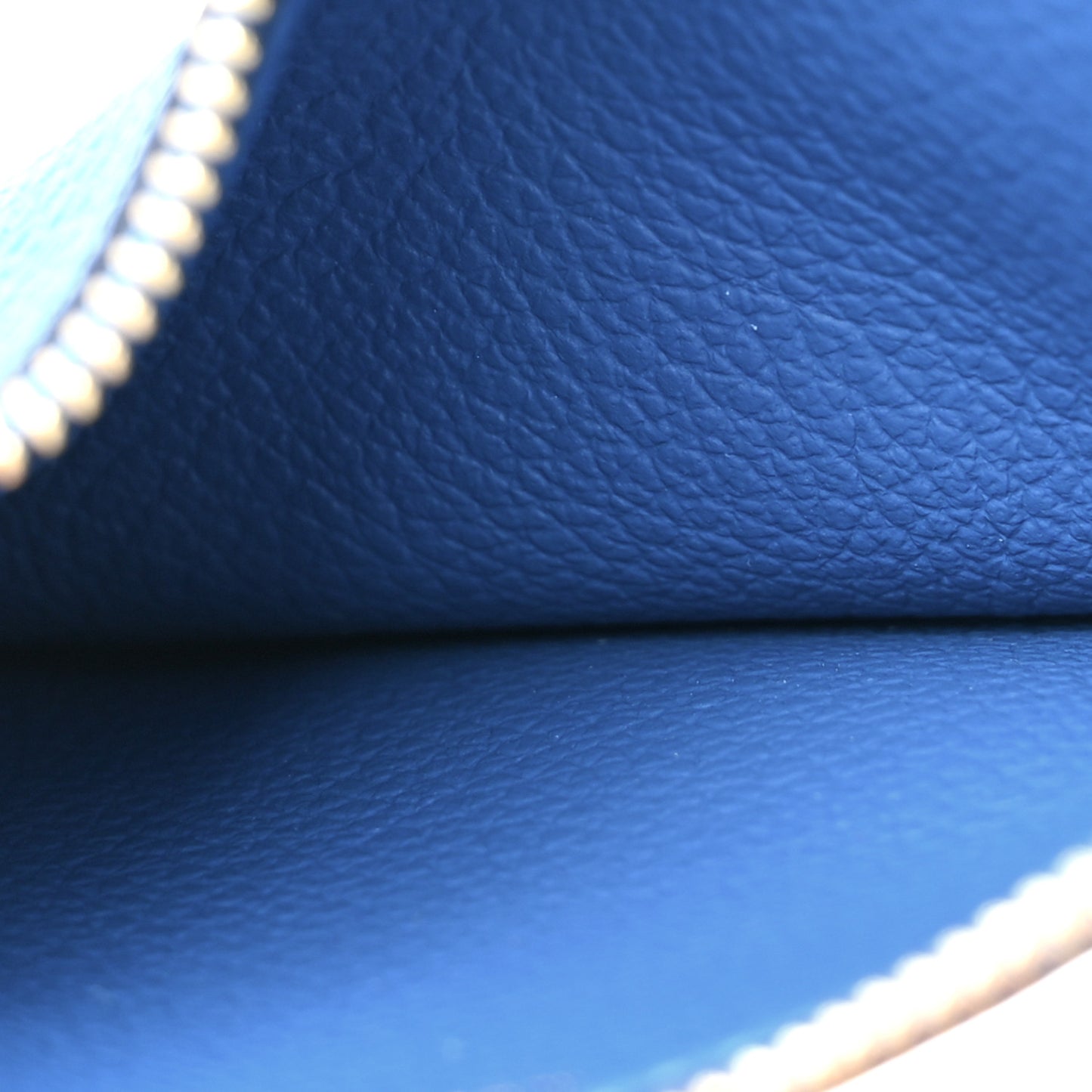 Evercolor Bi-Color Constance Slim Wallet Vert Comics Bleu Zellige
