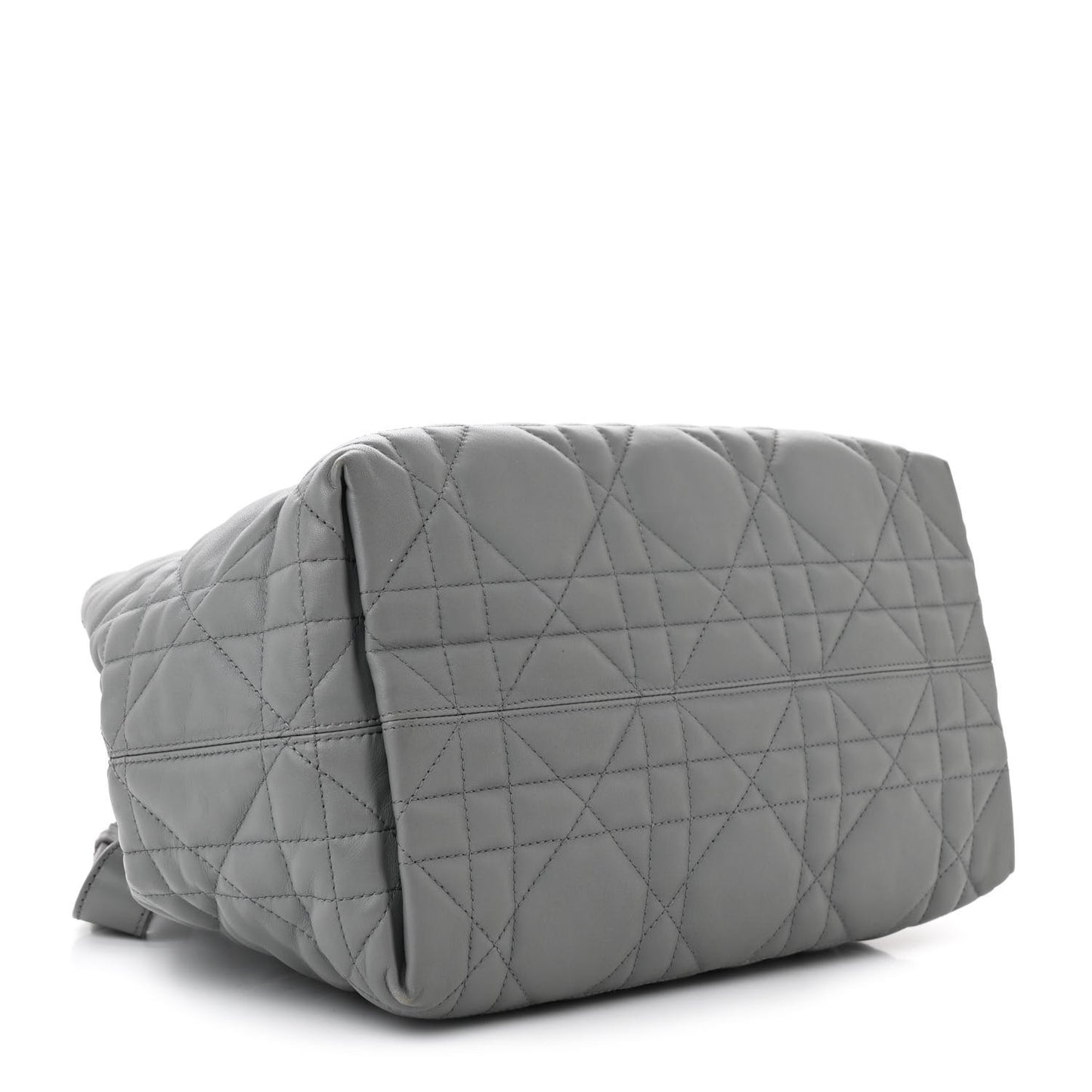 Calfskin Macrocannage Medium Toujours Grey