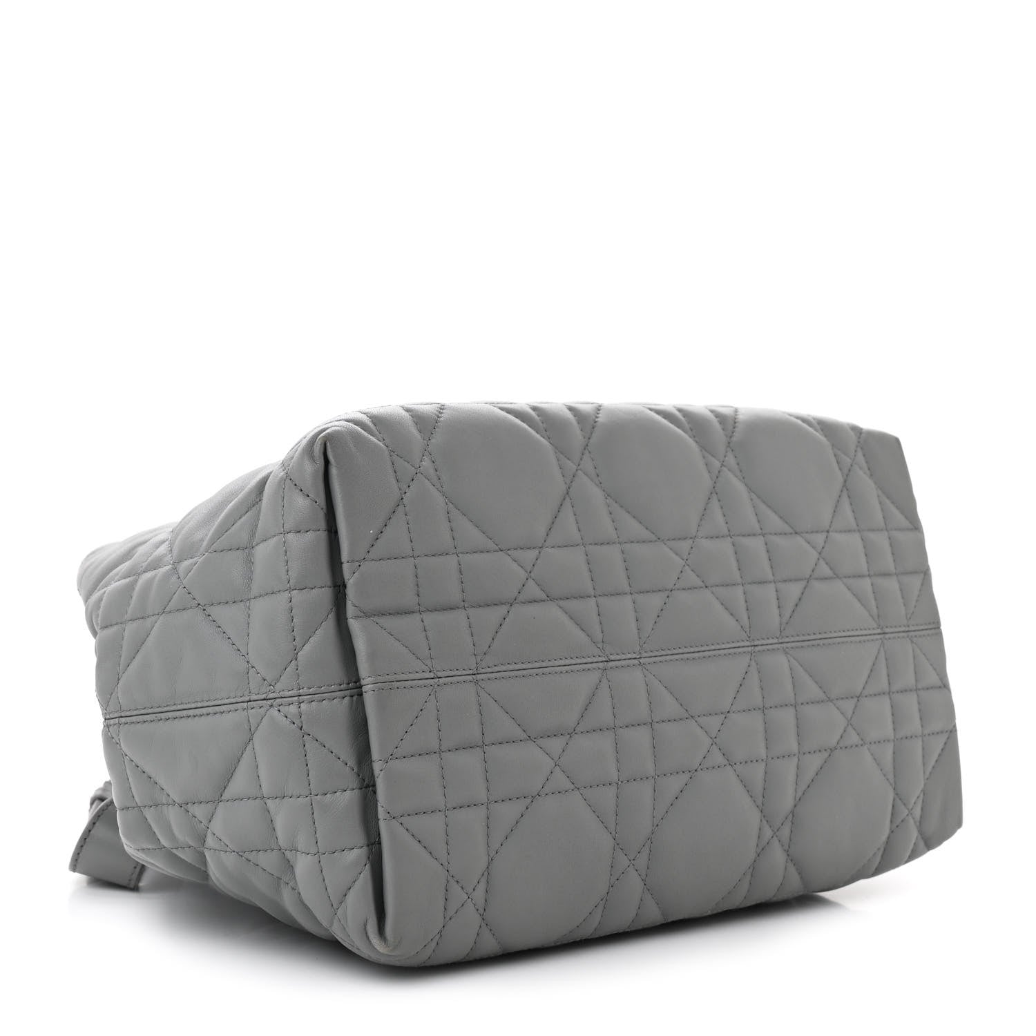 Christian Dior Calfskin Macrocannage Medium Toujours Grey 5 of 14