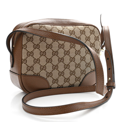 Gucci Monogram Mini Bree Messenger Bag Beige Tabacco 3 of 13