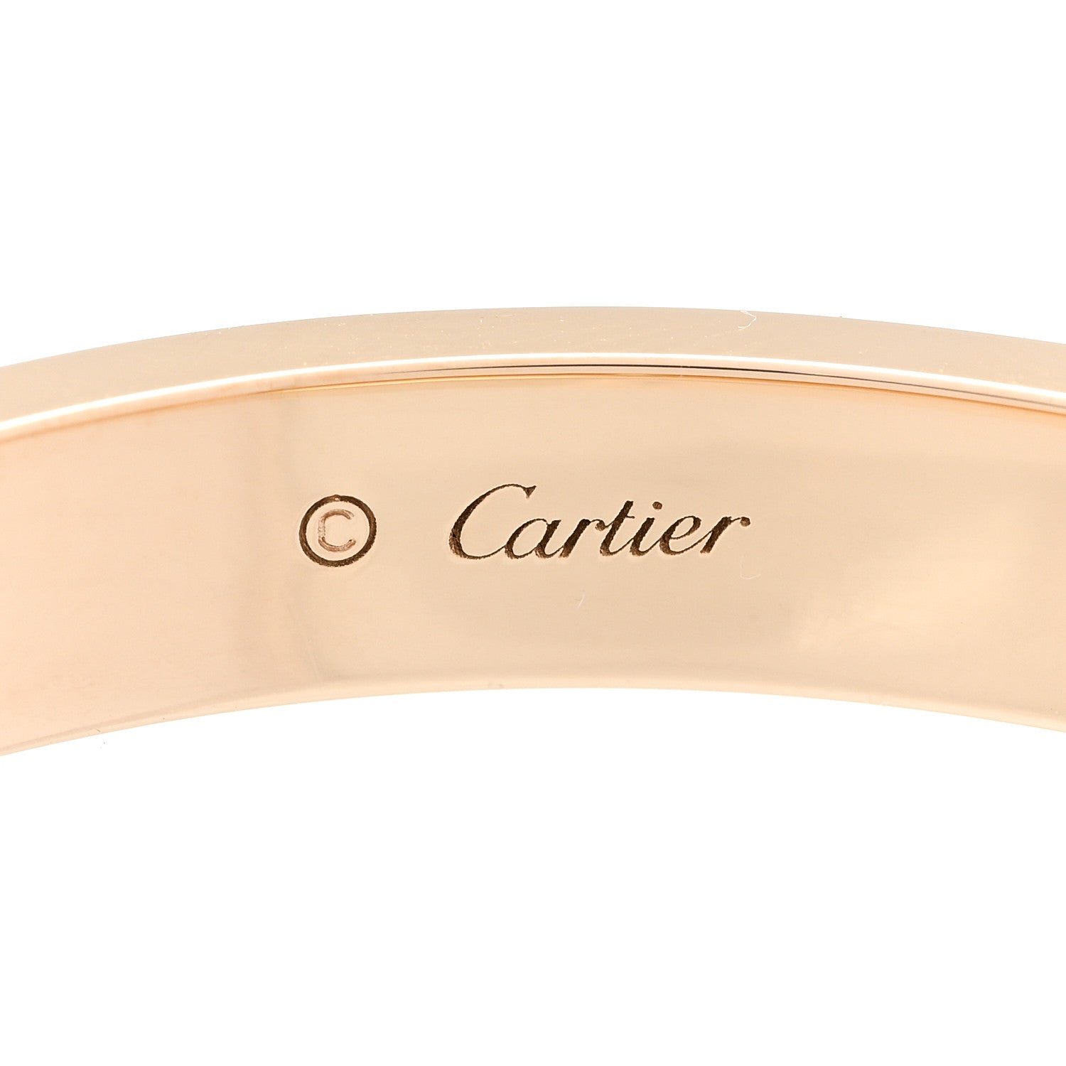 Cartier 18K Yellow Gold 4 Diamond LOVE Bracelet 16 7 of 10