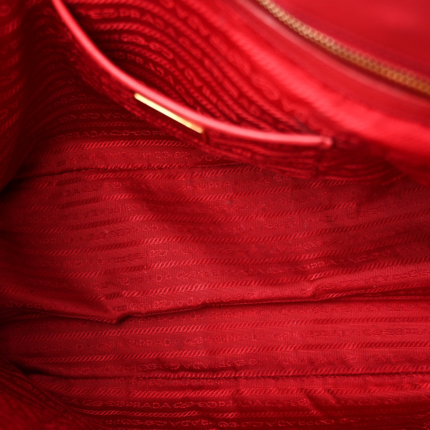 Prada Saffiano Lux Large Tote Fuoco 5 of 12