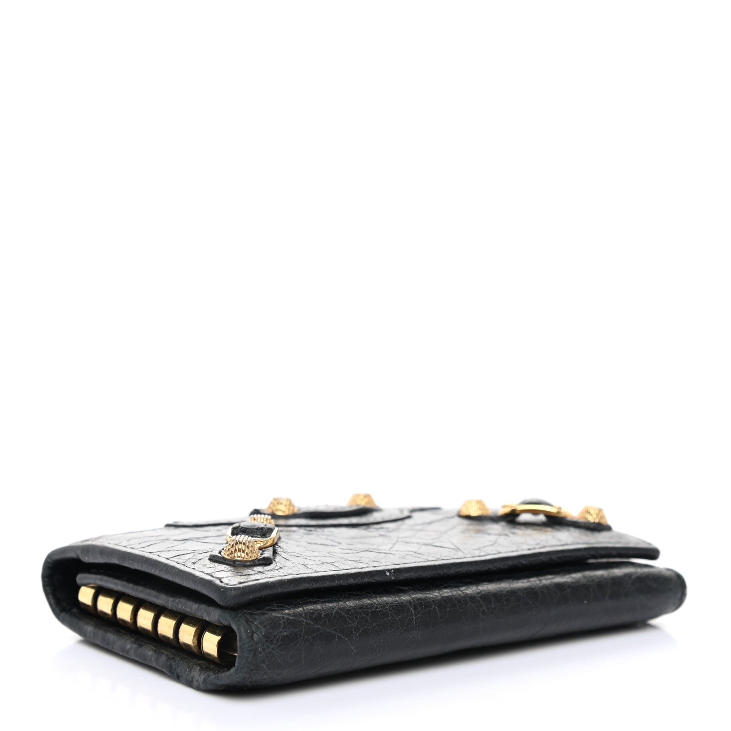 Balenciaga Agneau Giant 12 Gold Hardware Osaka Key Holder Black 4 of 13