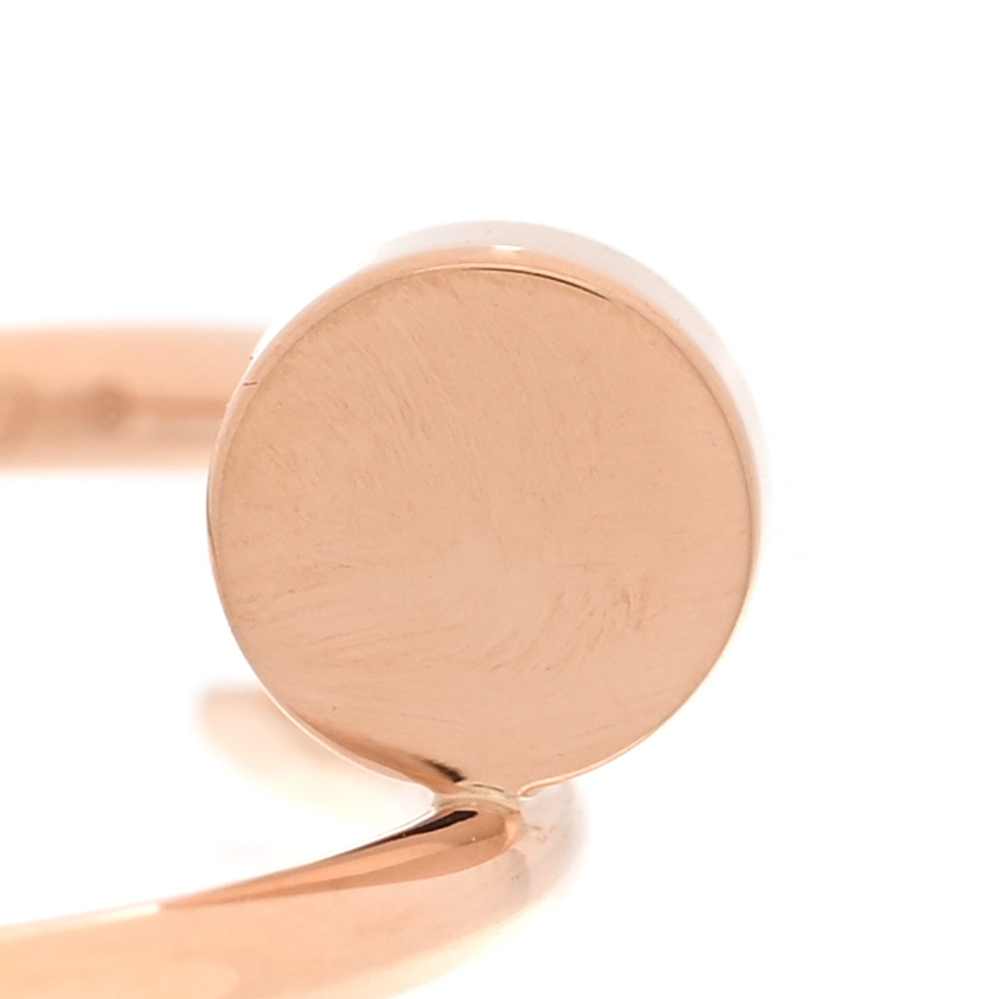18K Pink Gold Small Juste Un Clou Ring 52 6
