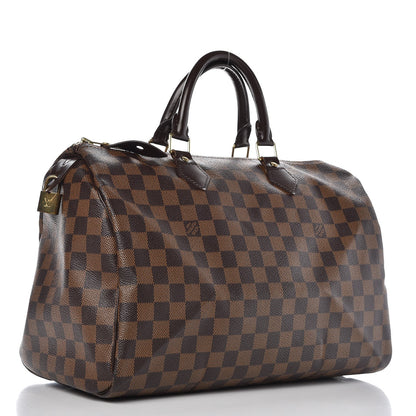Louis Vuitton Damier Ebene Speedy 35 3 of 13