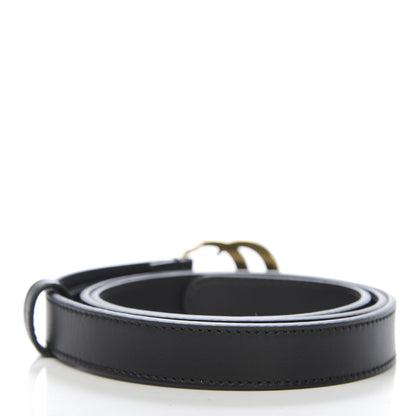 Gucci Calfskin Double G 20mm Belt 85 34 Black 2 of 5