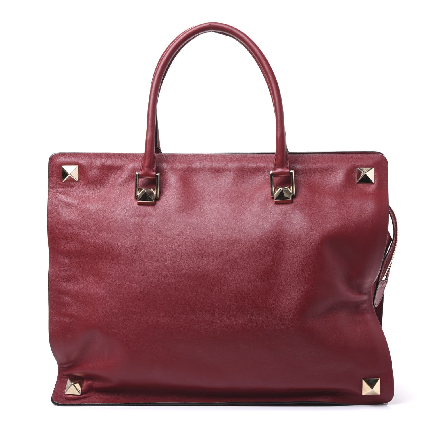 Valentino Garavani Vitello Macro Rockstud Runway Tote Scarlet 1 of 11
