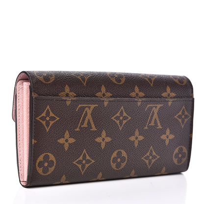 Louis Vuitton Monogram Sarah Wallet NM Rose Ballerine 2 of 5