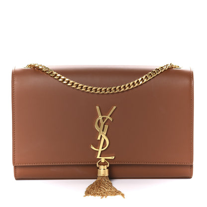 Saint Laurent Smooth Calfskin Medium Classic Monogram Kate Tassel Satchel Brick 1 of 13