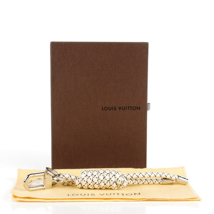 Louis Vuitton Palladium Christopher Nemeth Rope Bag Charm Key Ring 7 of 7