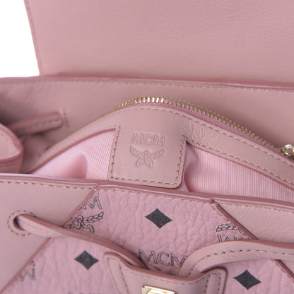 MCM Visetos Small Essential Backpack Pink 7 of 8