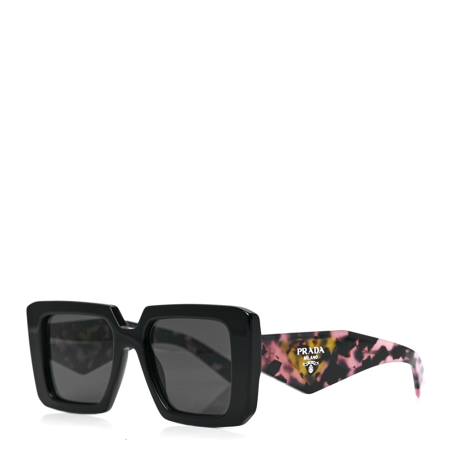Prada Acetate Symbole Sunglasses SPR 23Y Slate Grey 1 of 7