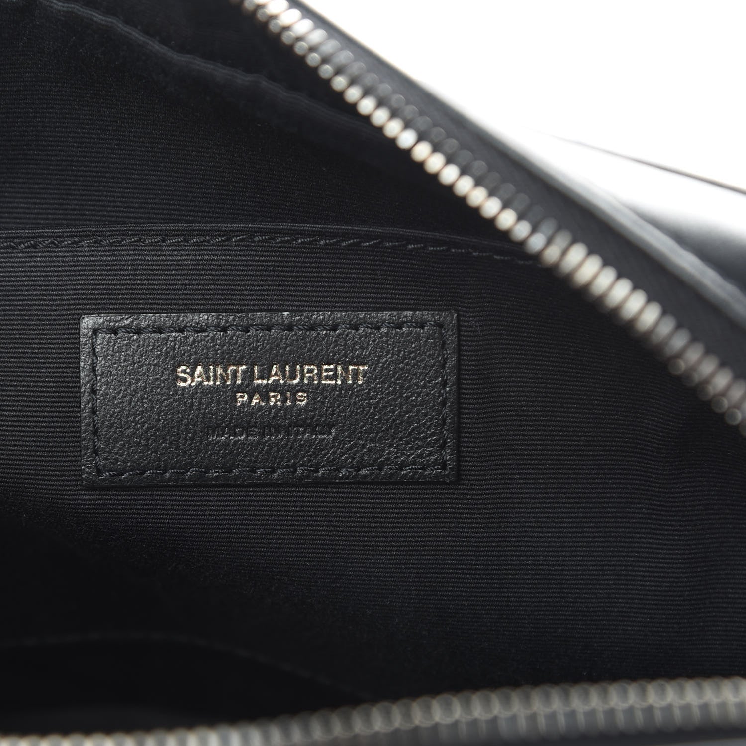 Saint Laurent Calfskin Matelasse Monogram Lou Camera Bag Black 6 of 11