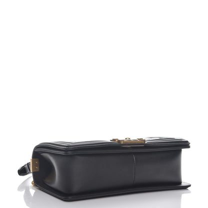 Chanel Lambskin Quilted Medium Boy Flap Black 4 of 8
