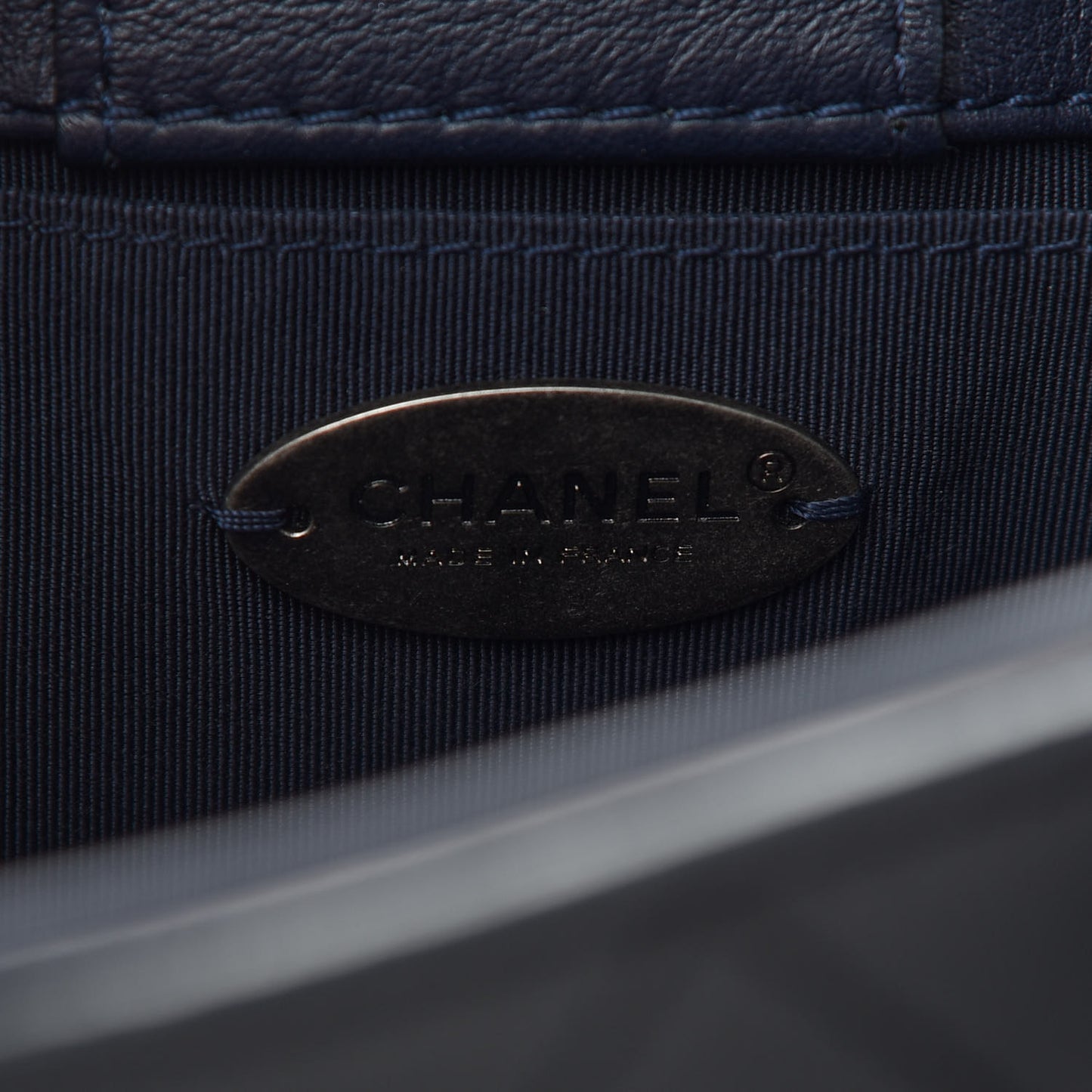 Bullskin Stitched Bi-Color Small So Light Shoulder Bag Navy