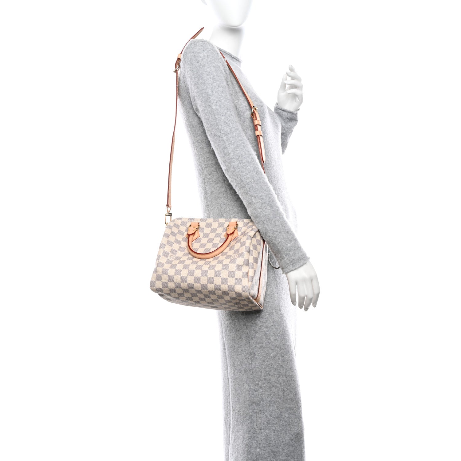Louis Vuitton Damier Azur Speedy Bandouliere 25 2 of 12
