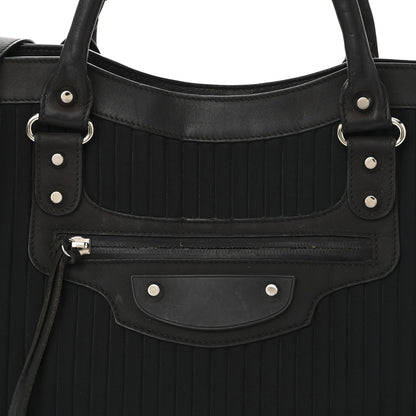 Balenciaga Ribbed Neoprene Classic Silver Hardware City Black 8 of 12