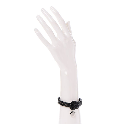 Bottega Veneta Nappa Intrecciato Bracelet S Nero Black 2 of 5